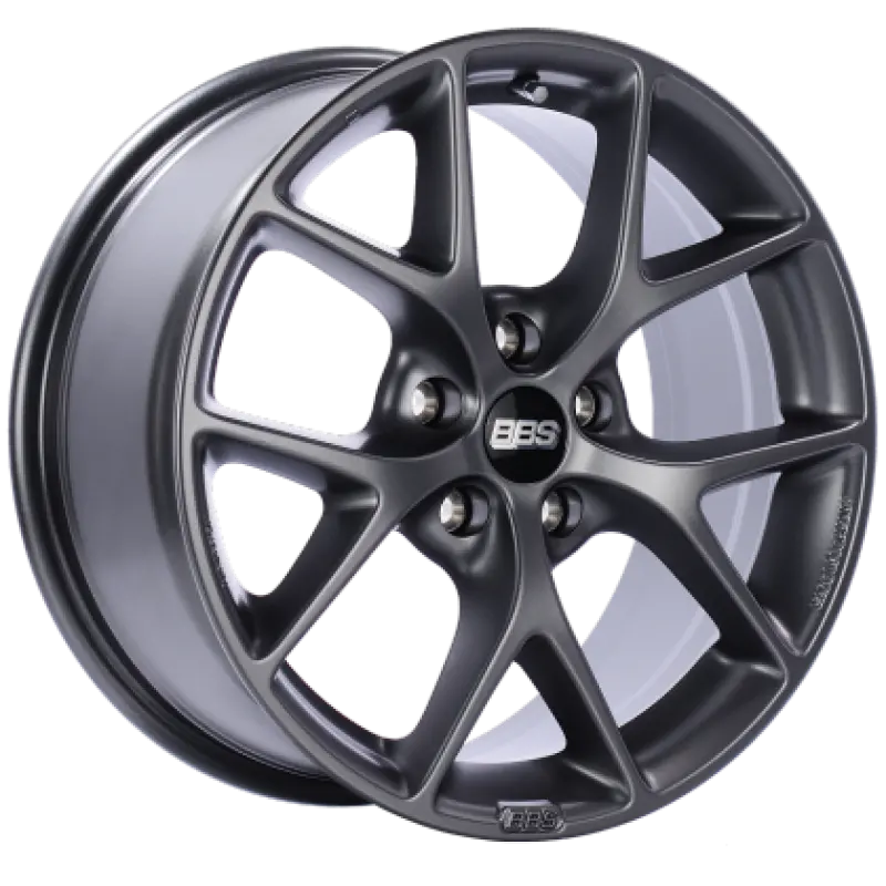 Bbs Sr 19X8.5J Et35 Wheel – Satin Grey Finish, 5X114.3 Bolt Pattern, -82Mm Hub Bore (Pfs/Clip Required) 1