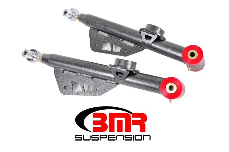 Bmr Single-Adjustable Lower Control Arms With Rod Ends – Polyurethane Bushings, Black Hammertone Finish – Fits 1999–2004 Mustang 1