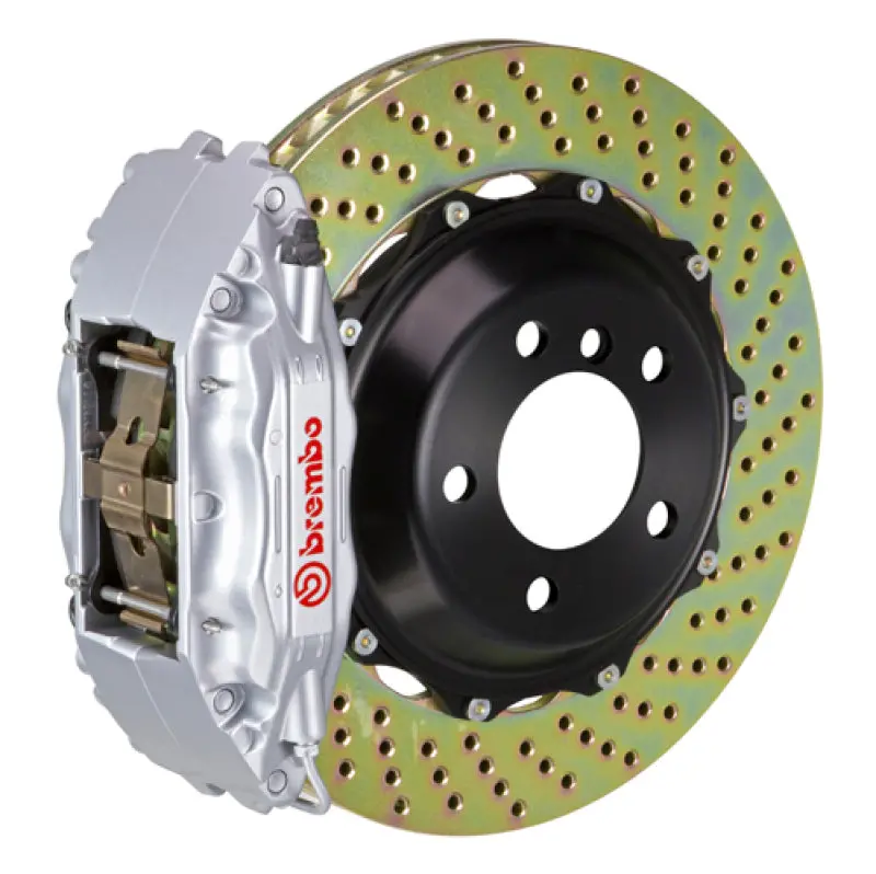 Brembo Gt Big Brake Kit — Front, 4-Piston Calipers With Drilled 332X32Mm Rotors For Fr-S / Brz / Gr86 1