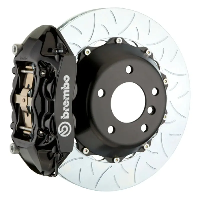 Brembo Gt Big Brake Kit – Rear 4-Piston Calipers With 380X28Mm Two-Piece Slotted Rotors For 2015–2023 Mustang Gt/V6/Ecoboost 1