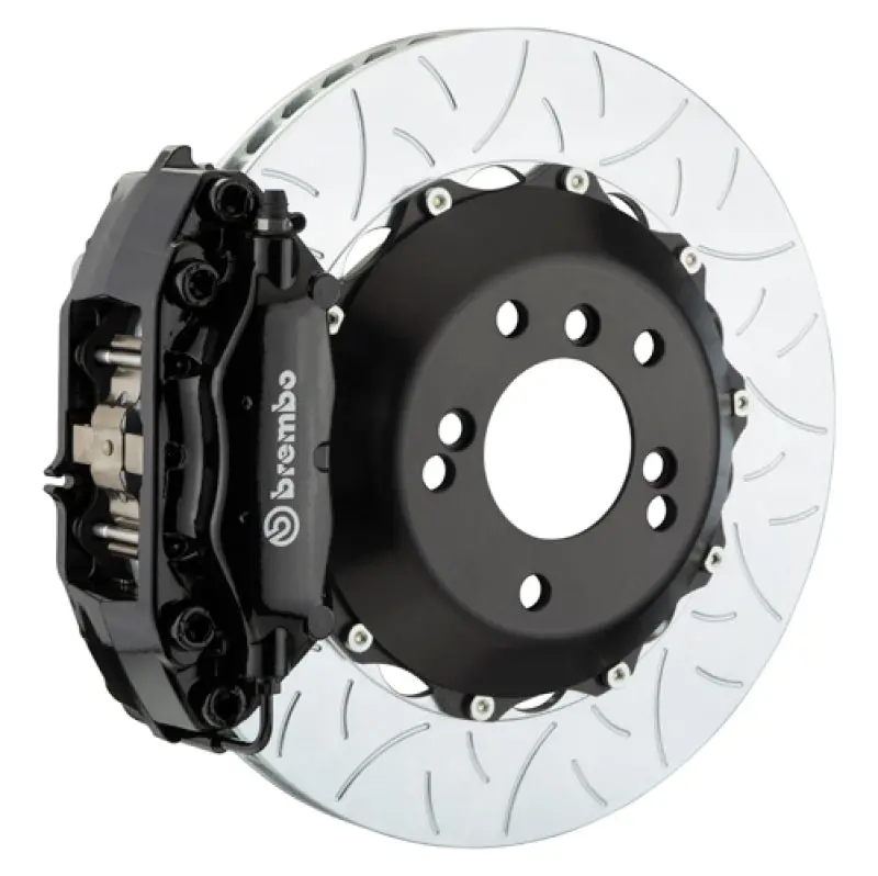 Brembo Rear Gt Big Brake Kit Rotors For 2008–2009 Pontiac G8 – 345X28Mm, 2-Piece Slotted, Type-3 Red 1