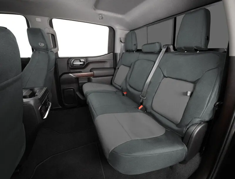 Covercraft Endura Precisionfit Seat Covers For 2023–2024 Ford F-250 To F-600 – Front Row, Charcoal/Silver 1