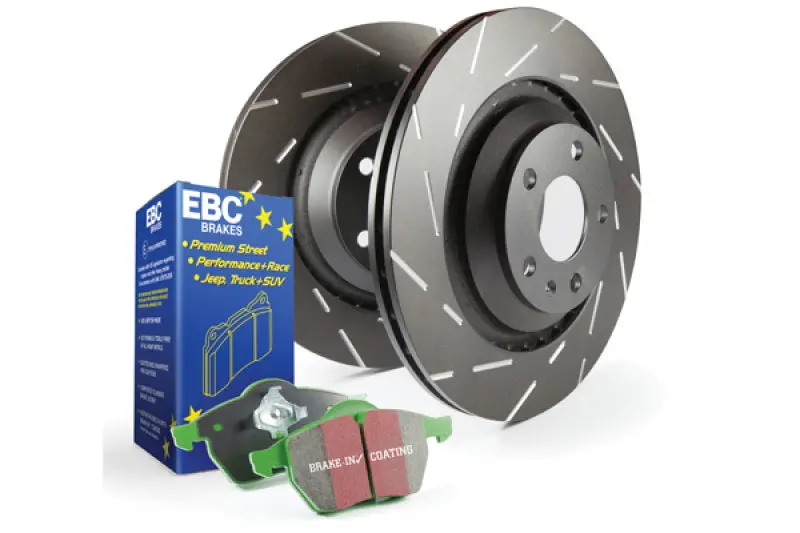 Ebc S2 Brake Kit – Greenstuff Street Pads & Usr Drilled & Slotted Rotors 1