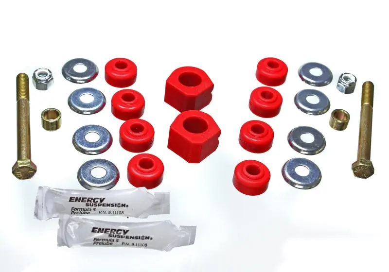 Energy Suspension Front Sway Bar Bushings – Red Polyurethane, 18Mm, For 1984–1987 Honda Civic/Crx 1