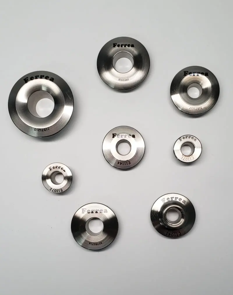 Ferrea Titanium Retainer Kit – Mitsubishi 4B11T Double-Spring, 7° Pro Cnc Machined (Single Unit) 1