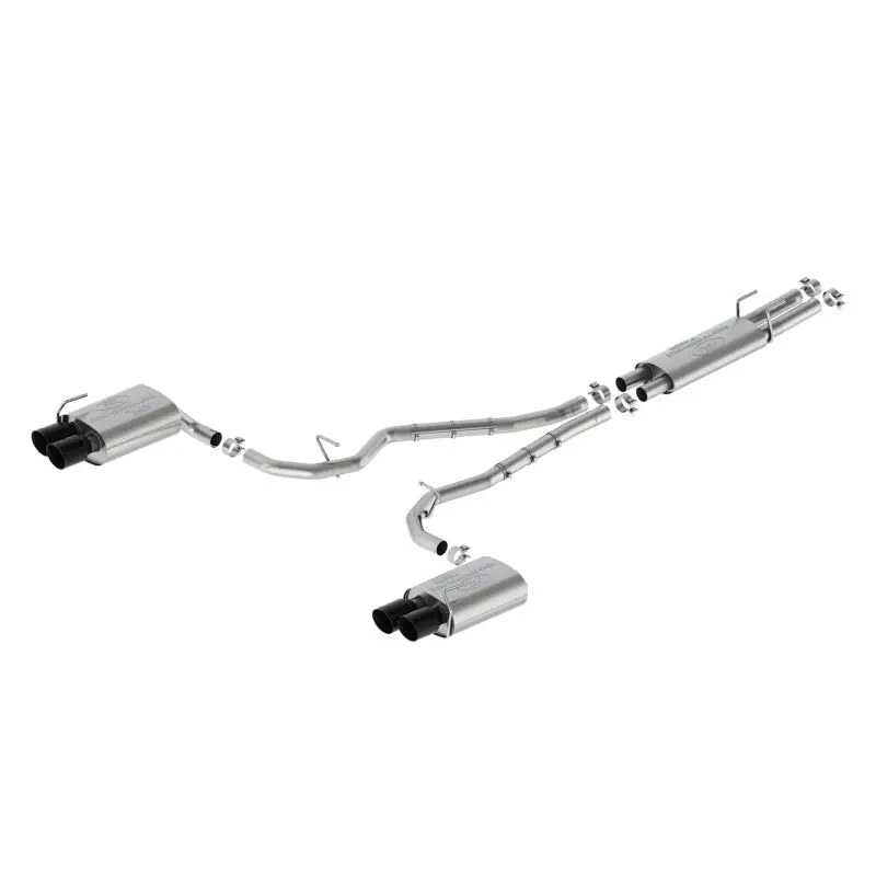 Ford Racing Cat-Back Exhaust System For 2020–2023 Explorer St – Dual Rear Exit, Black Tips, Sport Tuning 1