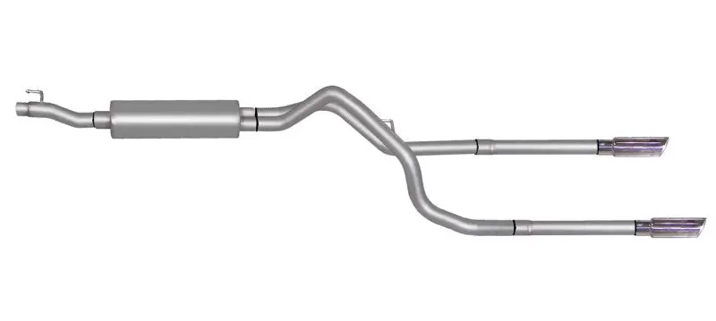 Gibson Dual-Split Cat-Back Exhaust For 2002–2005 Dodge Ram 1500 Slt 4.7L – Stainless Steel, 2.5-Inch 1