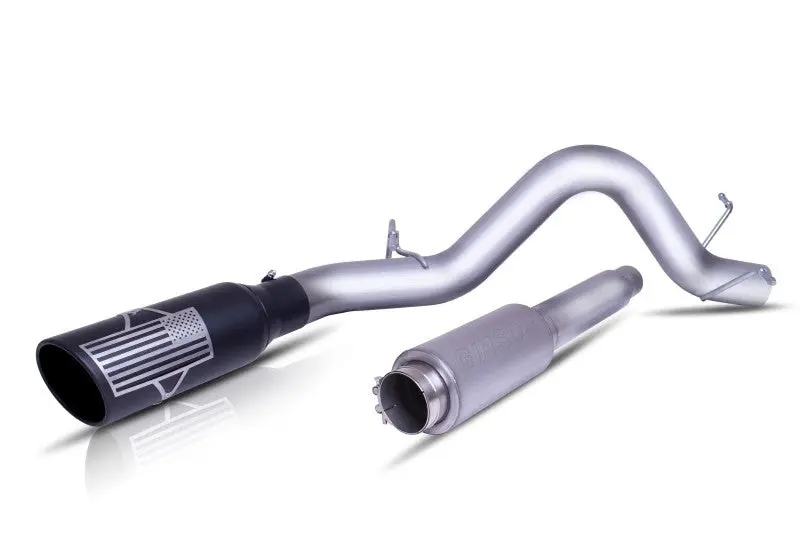 Gibson Patriot Series Cat-Back Exhaust System – 4" Stainless Steel, Single Exit, For 2007–2009 Chevrolet Silverado 1500 Lt 4.8L 1