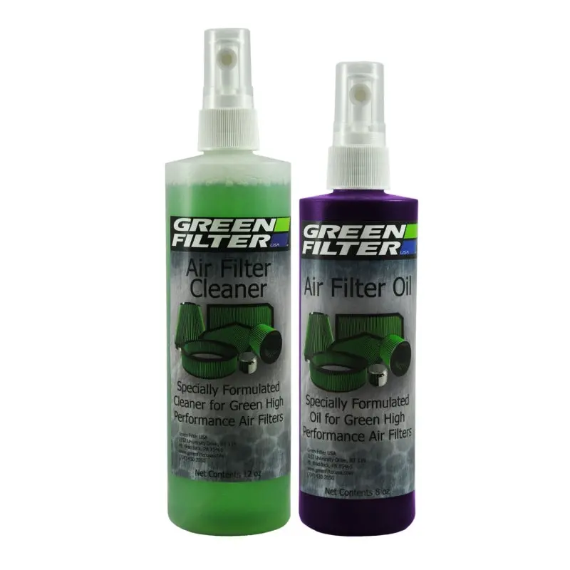 Green Filter Cleaner & Synthetic Oil Kit 12Oz Cleaner / 8Oz Oil (Purple) 1