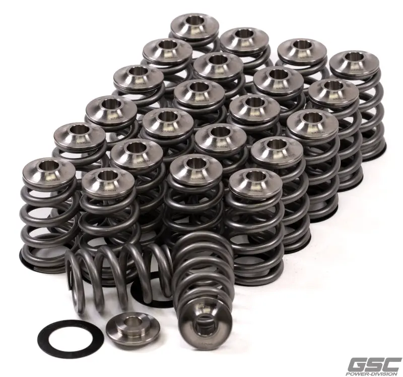 Gsc P-D Titanium Valve Spring Kit For Nissan Vq35De Engines – Includes Conical Springs, Retainers & Seats 1