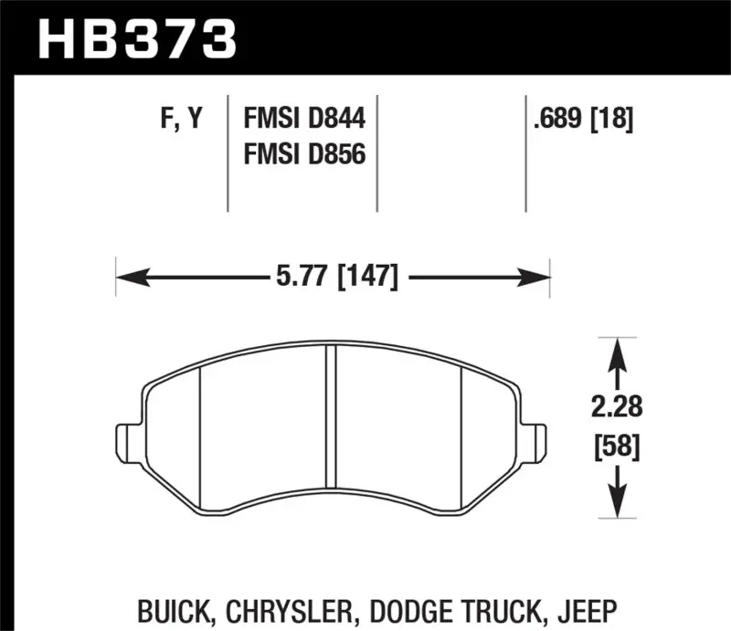 Hawk Hps Street Brake Pads 1