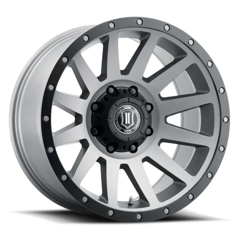 Icon Compression 20X10 8X6.5 -19Mm Offset 4.75In Bs 121.4Mm Bore Titanium Wheel 1