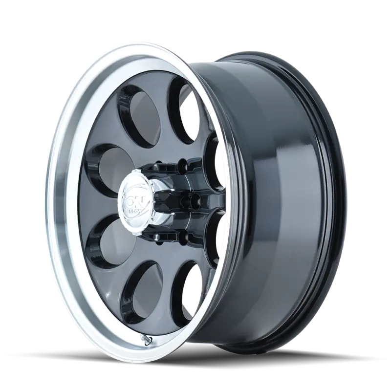 Ion Type 171 Black/Machined Alloy Wheel – 16X8", 6X139.7Mm, -5Mm Offset, 106Mm Hub Bore 1