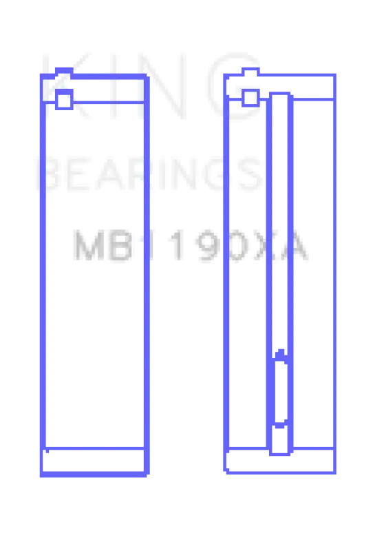 King Engine Bearings Main Bearing Set For Mercedes-Benz Om611/612/616 Engines – Oversize +0.50Mm 1