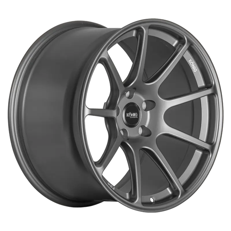 Konig Forged F5R 19X8.5 5X120 Et32 Ash Silver Wheel (Knurled Bead) 1