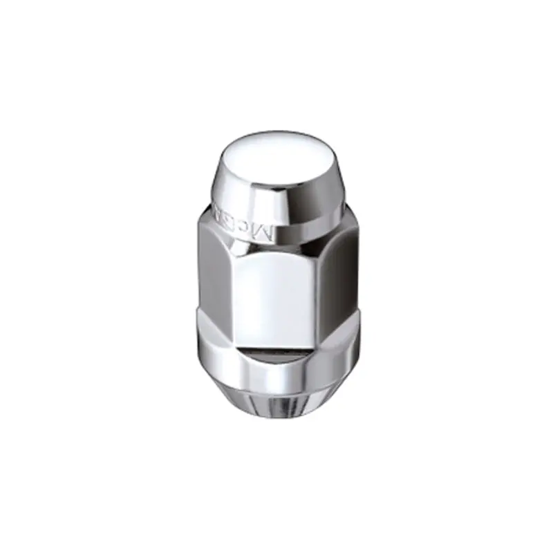 Mcgard Hex Lug Nut (Cone Seat Bulge Style) M12X1.5 / 3/4 Hex / 1.45In. Length (Box Of 100) - Chrome 1