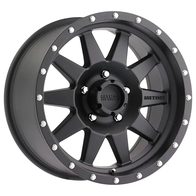 Method Mr301 The Standard Off-Road Wheel – 18X9 Inches, -12Mm Offset, 5X5", 94Mm Center Bore, Matte Black 1