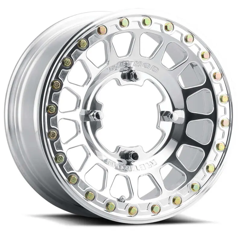 Method Mr413 Beadlock-Style Off-Road Wheel — 15X10", 5+5Mm Offset, 4X156 Bolt Pattern, 120Mm Center Bore, Polished Aluminum 1