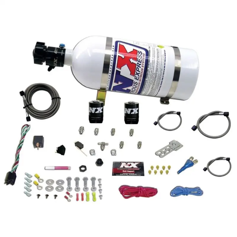 Nitrous Express Compact Efi Nitrous Kit – Single Nozzle, Adjustable 35/50/75 Hp, Includes 10 Lb Bottle 1