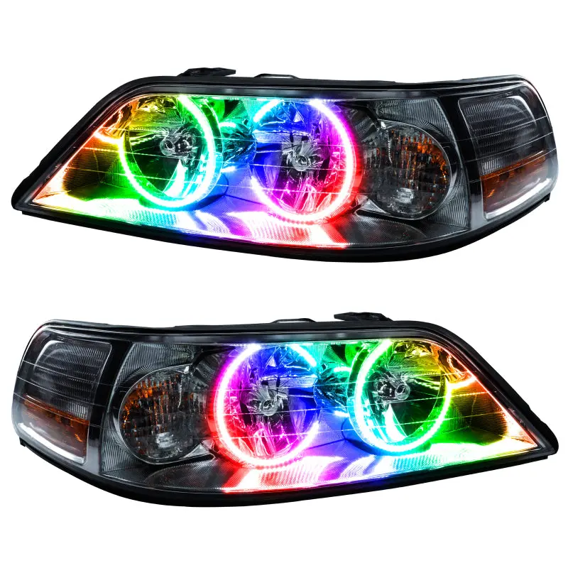 Oracle Colorshift Led Headlight Kit For 2005–2011 Lincoln Town Car (Non-Hid, Smd, Includes 2.0 Controller) 1