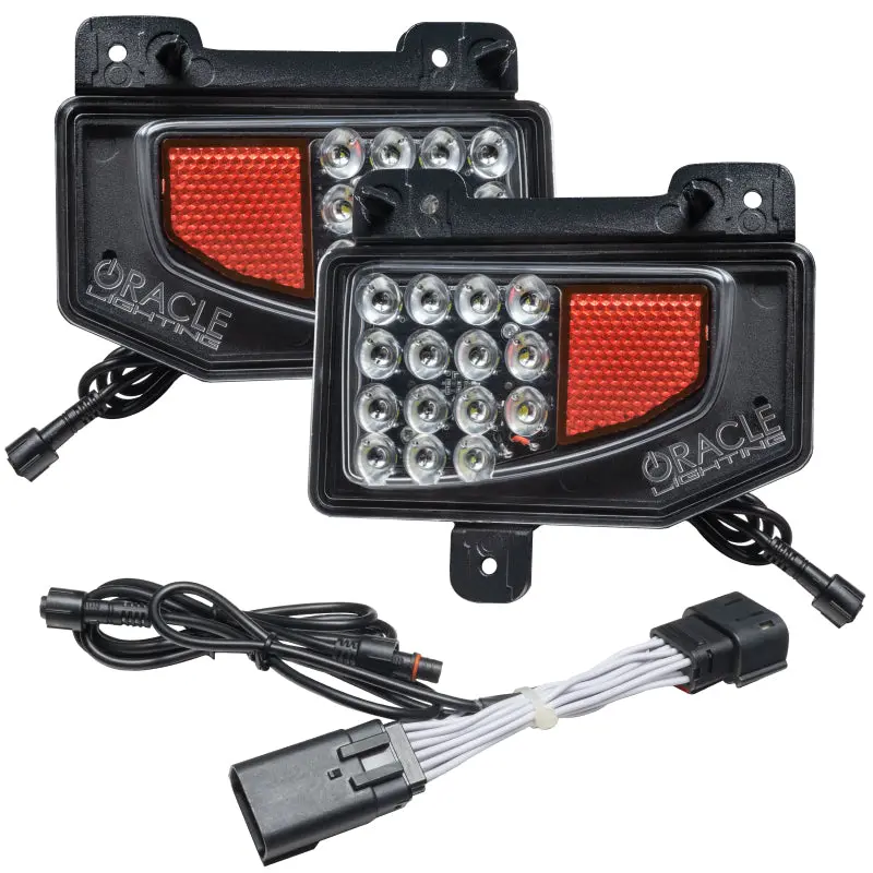 Oracle Led Reverse Lights For Jeep Gladiator Jt — Rear Bumper Mount, Plug-And-Play, 6000K White 1