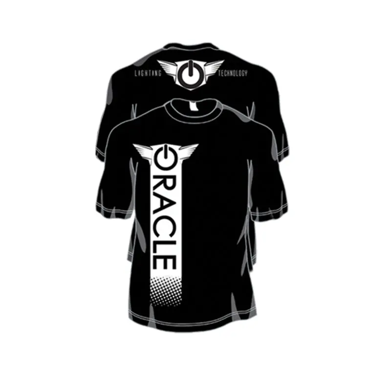 Oracle Racing Black Cotton T-Shirt – Size Large 1