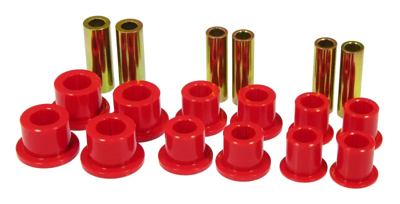 Prothane 99-04 Ford F250/350 Sd 2/4Wd Front Leaf Spring Bushings - Red 1