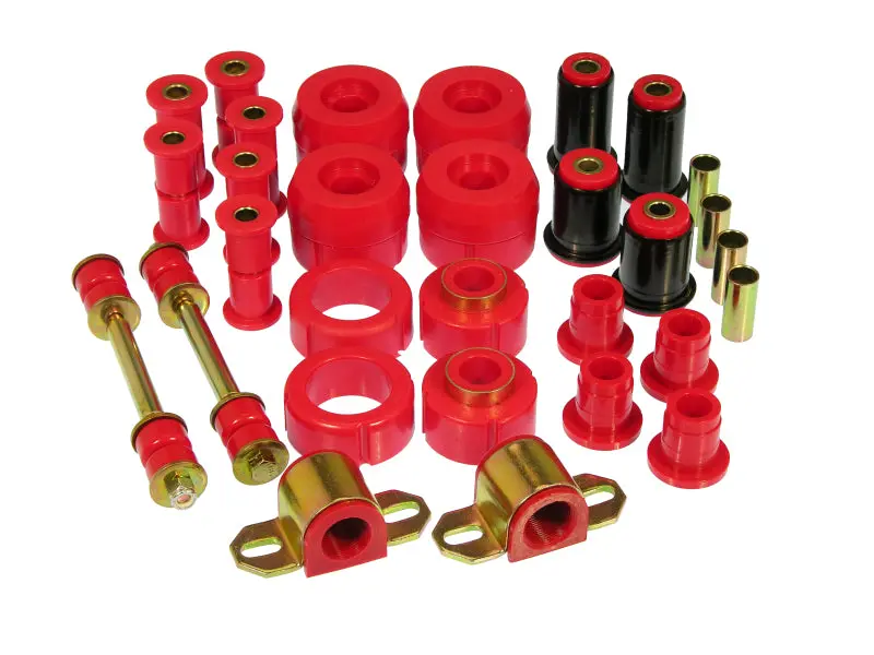 Prothane Total Suspension Bushing Kit For 1987–1996 Dodge Dakota 2Wd – Red Polyurethane Components 1