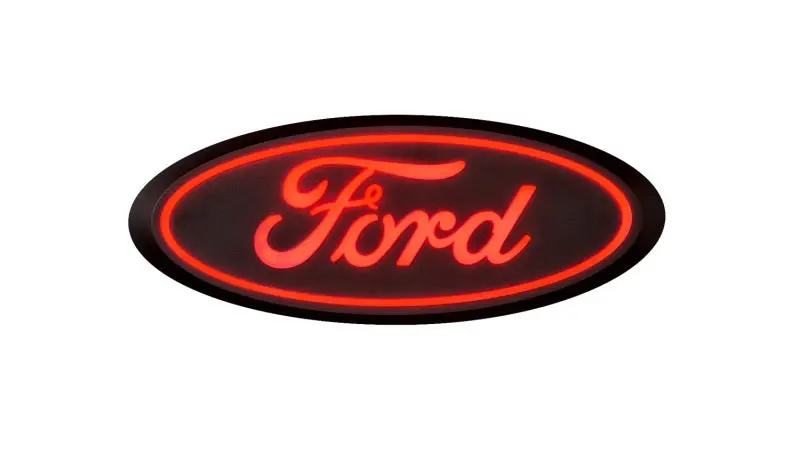 Putco Luminix Led Rear Emblem For 2017–2019 Ford Super Duty Trucks – Illuminated Ford Logo 1