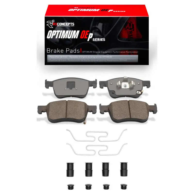 R1 Optimum Front Brake Pad & Hardware Kit For 2018–2025 Acura Integra 1