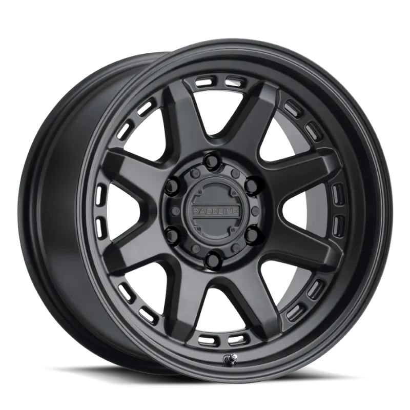 Raceline 947B Scout 18X9In / 5X139.7 Bp / 18Mm Offset / 106.5Mm Bore - Satin Black Wheel 1