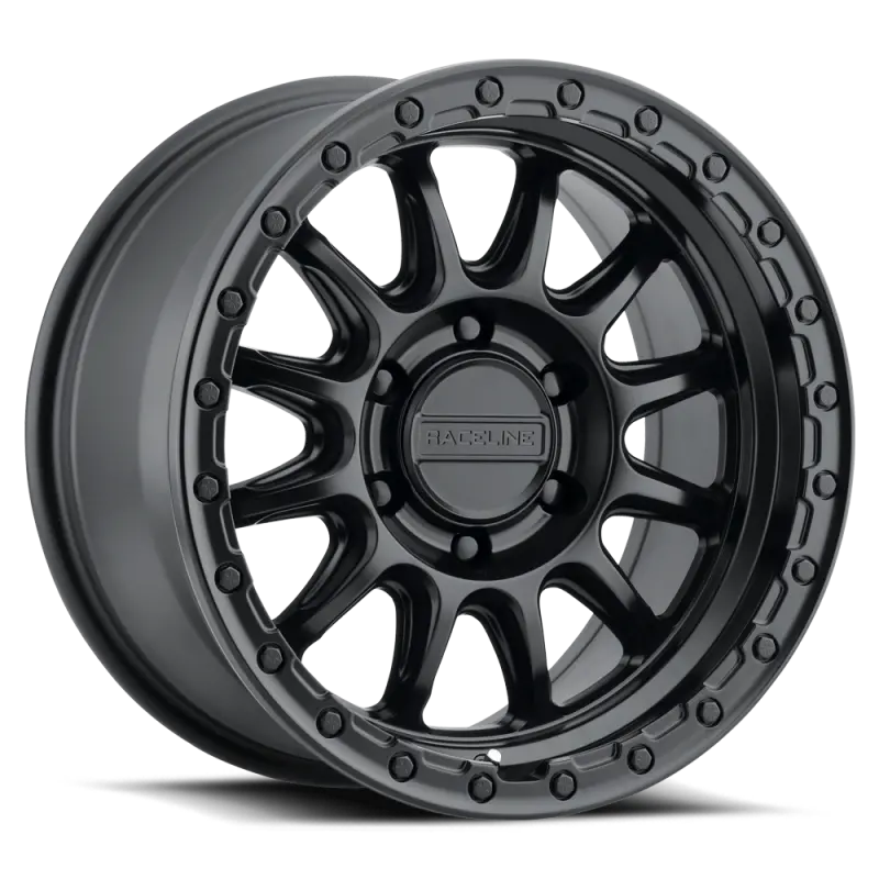 Raceline Avenger 2.0 Satin Black Wheel: 18X9", 5X127 Bolt Pattern, 0Mm Offset, 78.1Mm Bore 1
