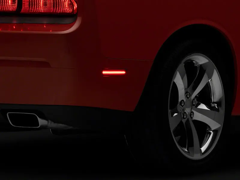 Raxiom Axial Series Led Rear Side Marker Lights — Smoked Lens, Fits 2008–2014 Dodge Challenger & 2011–2014 Charger 1