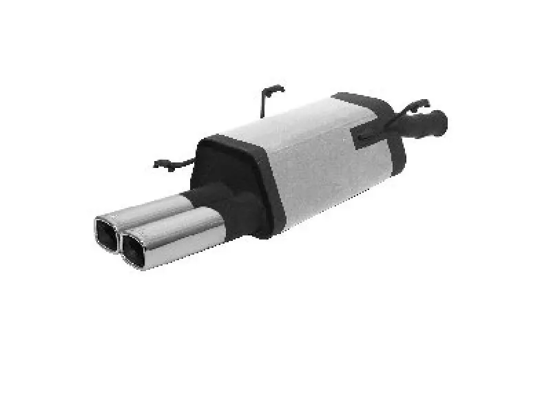 Remus Axle-Back Exhaust System For 1997 Peugeot 306 Sedan (1.9L Diesel) 1