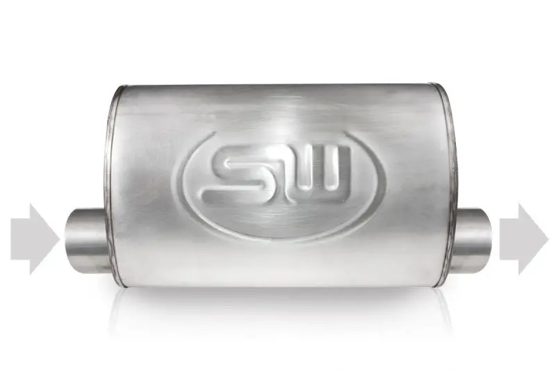 Stainless Works Offset Exhaust Elbow – 2" Id Inlet / 2" Od Outlet, Same-Side Configuration (4" X 8") 1