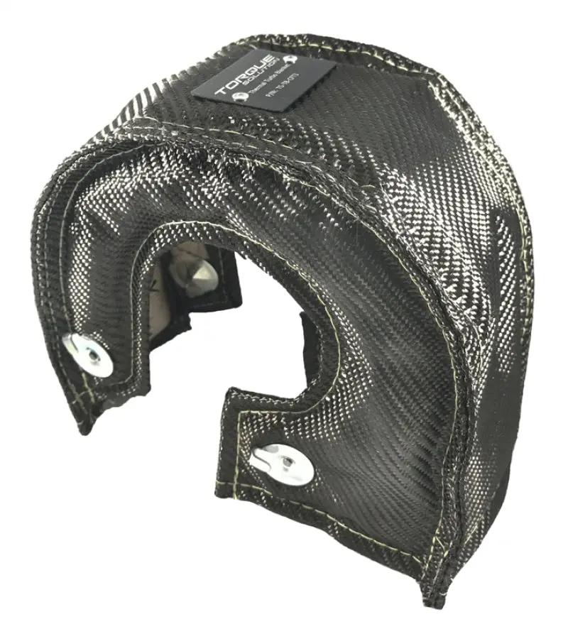 Torque Solution Carbon Fiber Thermal Turbo Blanket – Universal Fit For T4, Gt35–Gt55 Series Turbos 1
