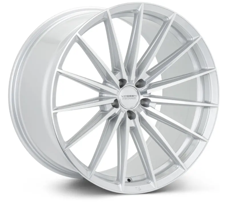 Vossen Hfx-4 Forged Alloy Wheel – 22X9 Inches, 5X120 Bolt Pattern, +30Mm Offset, Silver Polished 1