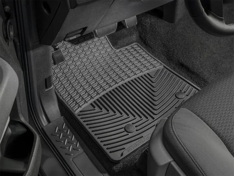 Weathertech Front Floor Mats For 2005–2011 Porsche 911 (997) – Black Rubber 1