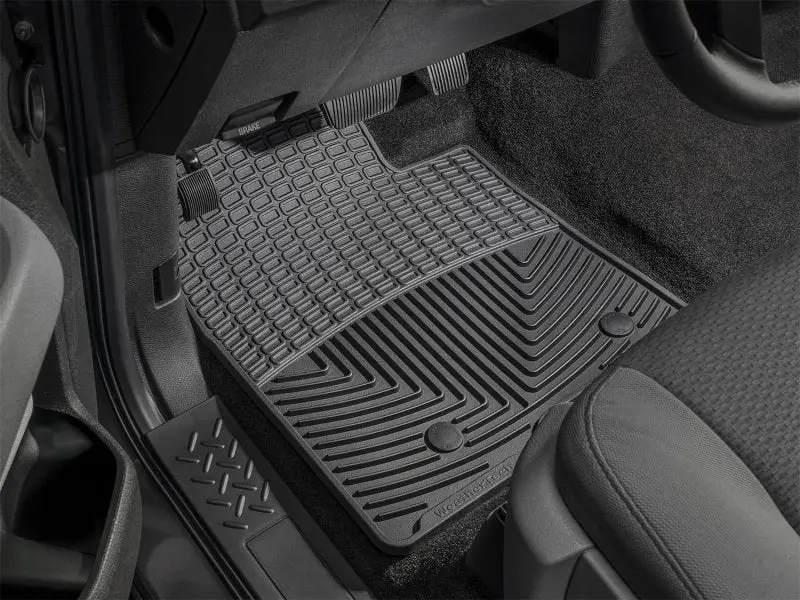 Weathertech Front Floor Mats For 2005–2011 Porsche 911 (997) – Black Rubber 2