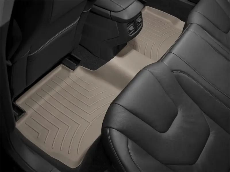 Weathertech Rear Floorliner For 2010+ Mercedes-Benz E-Class – Tan Color 1