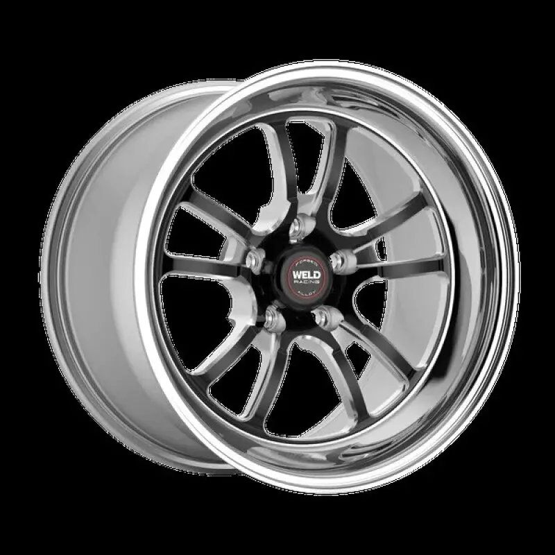 Weld S70 Rt-S 17X11In / 5X120.65 Bp / 7.8In. Bs - Black Center - Polished Shell Wheel 1
