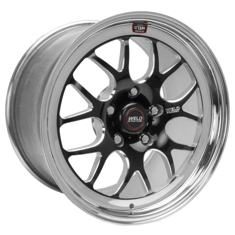 Weld S77 17X9.5 / 5X4.75 Bp / 5.2In. Bs Black Wheel (High Pad) - Non-Beadlock 1