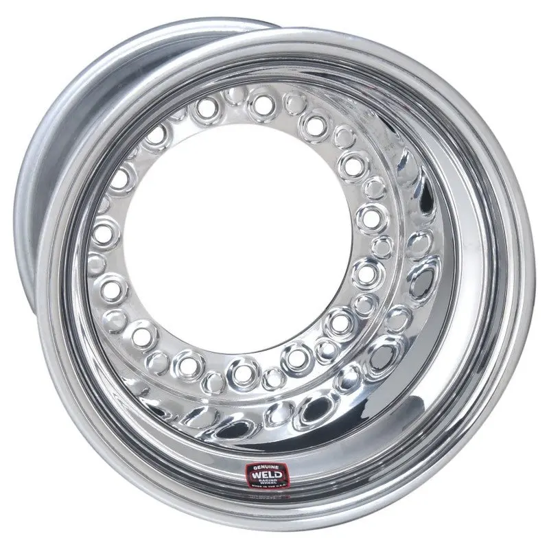 Weld Wide 5 Xl Direct Mount 15X12 / 5X10.25 Bp / 5In. Bs Polished Assembly - Mod Beadlock 1