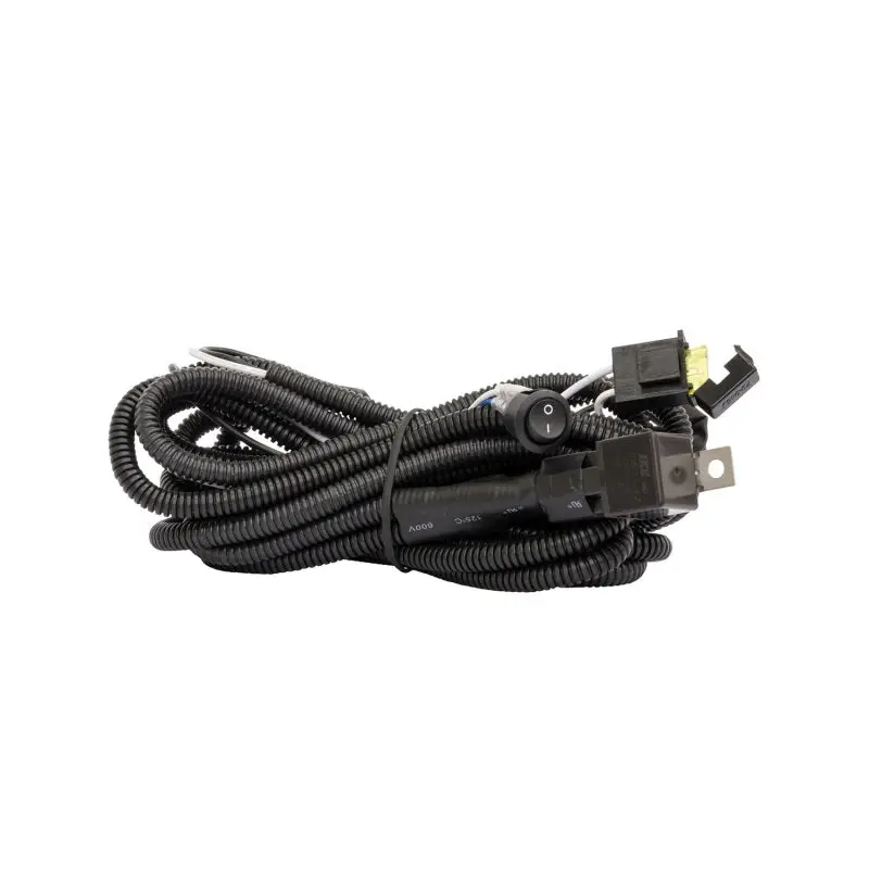 Westin 11-Foot Led Wiring Harness – 14-Gauge, 15A Fuse, Loom Protection, Single Connector – Black 1