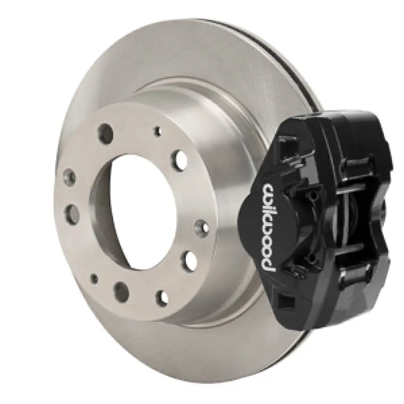 Wilwood D31 Rear Brake Kit For 1984–1989 Porsche 911 – 11.42" Drilled Rotors With Braided Flex Lines, Black Finish 1