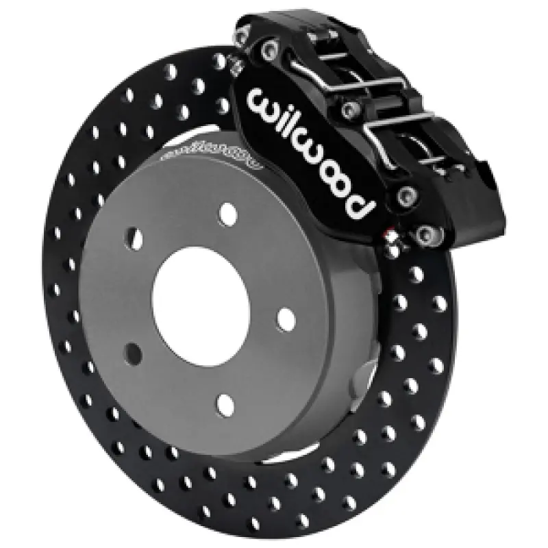 Wilwood Dynapro 4R Front Brake Kit For 2022–2023 Polaris Rzr Turbo – Includes 11.25" Drilled Rotors, Black Finish 1