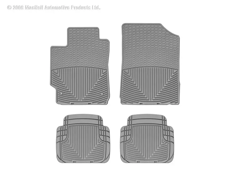 Wt Rubber Floor Mats – Rear Cargo Mat – Grey 1