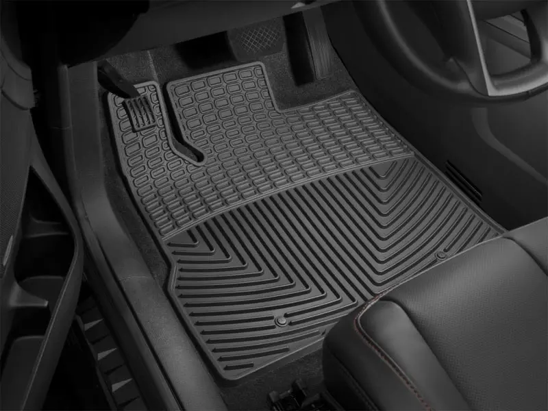 Wt Rubber Front Floor Mats – Black Heavy-Duty Interior Protection 2